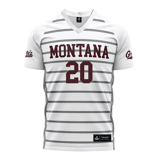 Montana - NCAA Women's Soccer : Addison Stendera - White Soccer Jersey-0