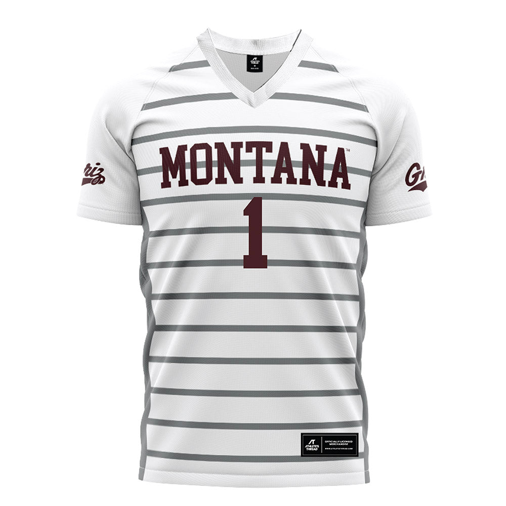 Montana - NCAA Women's Soccer : Ashlyn Dvorak - White Soccer Jersey