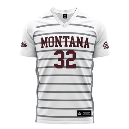 Montana - NCAA Women's Soccer : Emma widmor - White Soccer Jersey-0