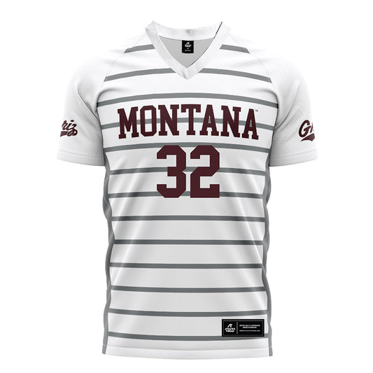 Montana - NCAA Women's Soccer : Emma widmor - White Soccer Jersey-0
