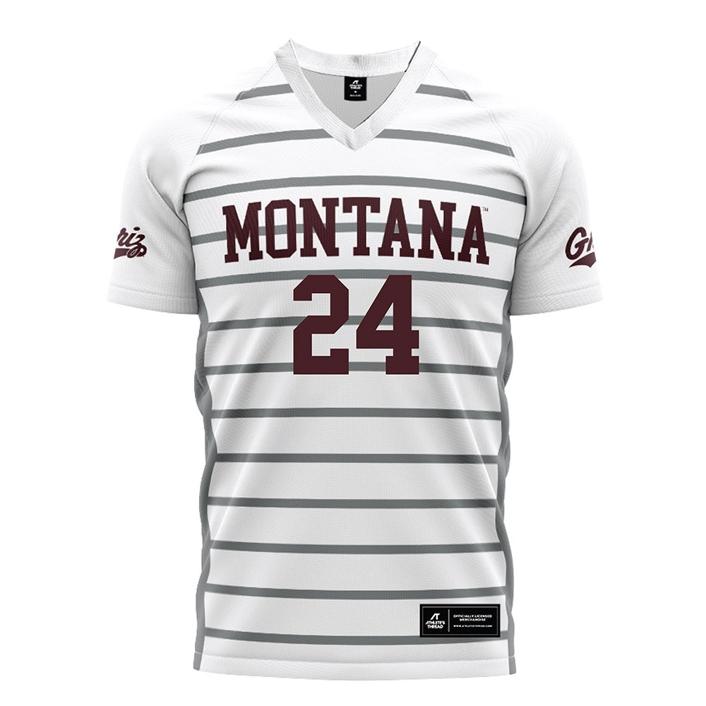 Montana - NCAA Women's Soccer : Kiera Grant - White Soccer Jersey-0