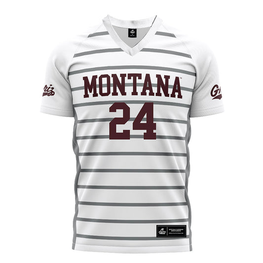 Montana - NCAA Women's Soccer : Kiera Grant - White Soccer Jersey-0