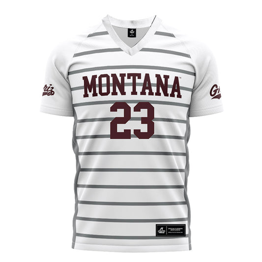 Montana - NCAA Women's Soccer : Maddie Ditta - White Soccer Jersey-0
