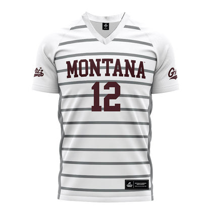 Montana - NCAA Women's Soccer : Lucie Rokos - White Soccer Jersey-0