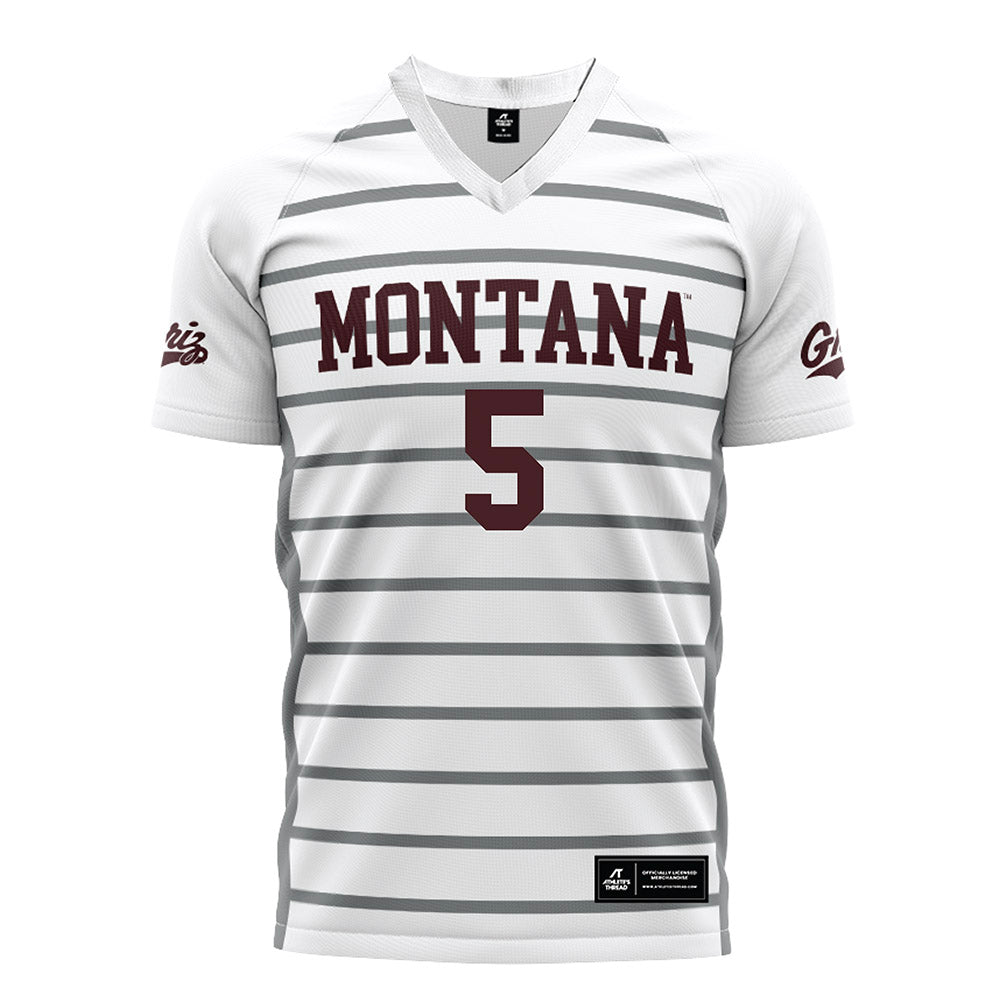 Montana - NCAA Women's Soccer : Caylee Kerr - White Soccer Jersey-0
