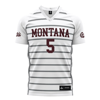 Montana - NCAA Women's Soccer : Caylee Kerr - White Soccer Jersey-0