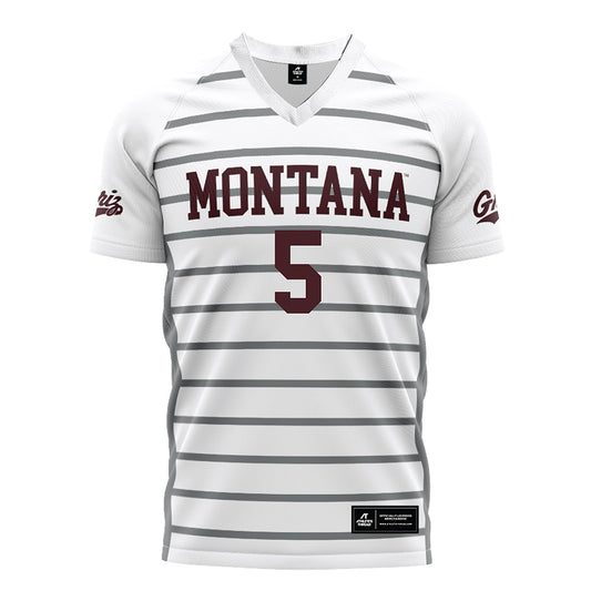 Montana - NCAA Women's Soccer : Caylee Kerr - White Soccer Jersey-0