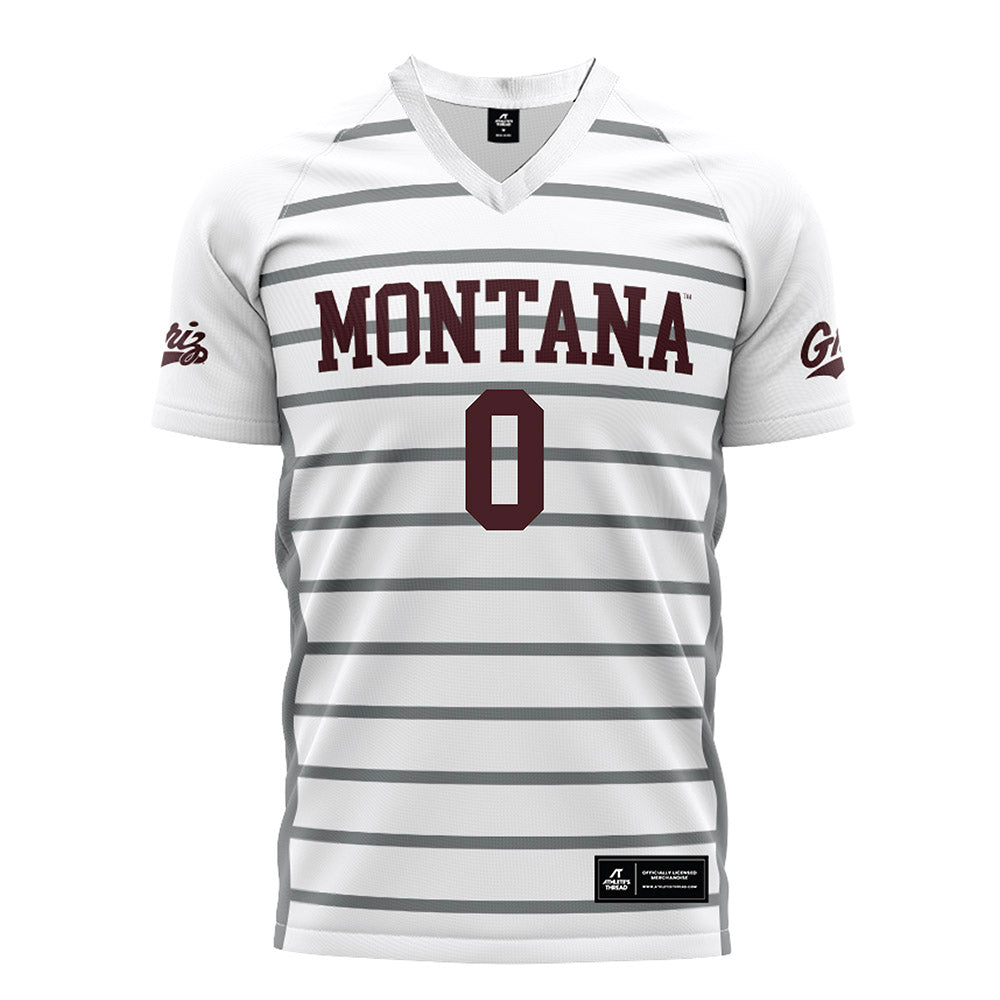 Montana - NCAA Women's Soccer : Jillian Miliffe - White Soccer Jersey-0
