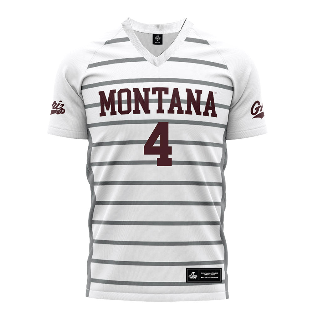 Montana - NCAA Women's Soccer : Allison Henrikson - White Soccer Jersey-0