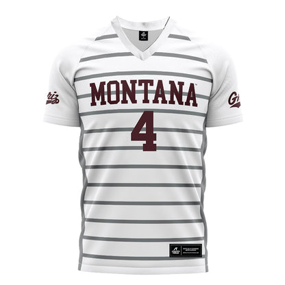 Montana - NCAA Women's Soccer : Allison Henrikson - White Soccer Jersey-0