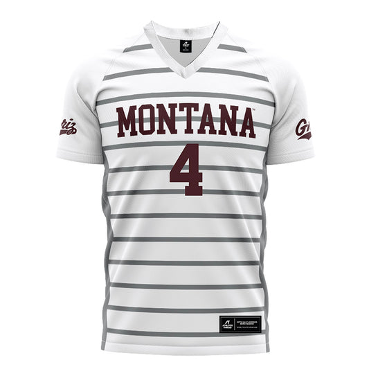 Montana - NCAA Women's Soccer : Allison Henrikson - White Soccer Jersey-0