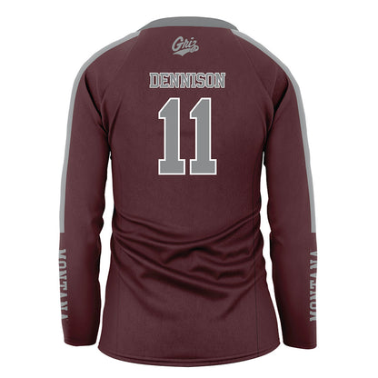 Montana - NCAA Women's Volleyball : Sierra Dennison - Maroon Volleyball Jersey