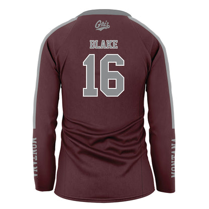 Montana - NCAA Women's Volleyball : Mylee Blake - Maroon Volleyball Jersey-1