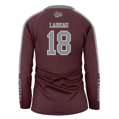 Montana - NCAA Women's Volleyball : Olivia LaBeau - Maroon Volleyball Jersey-1