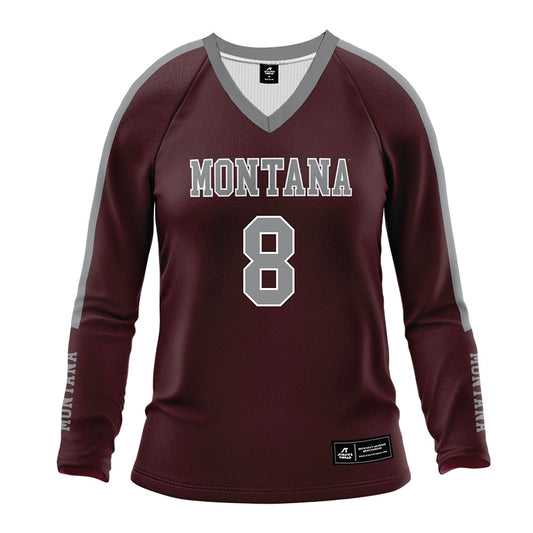 Montana - NCAA Women's Volleyball : Maddie Pyles - Maroon Volleyball Jersey