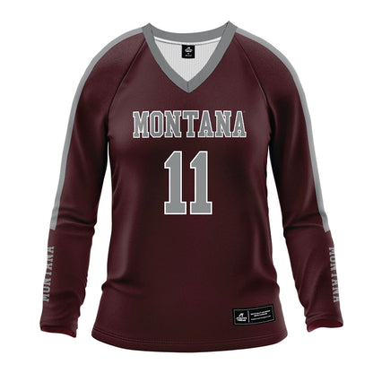 Montana - NCAA Women's Volleyball : Sierra Dennison - Maroon Volleyball Jersey