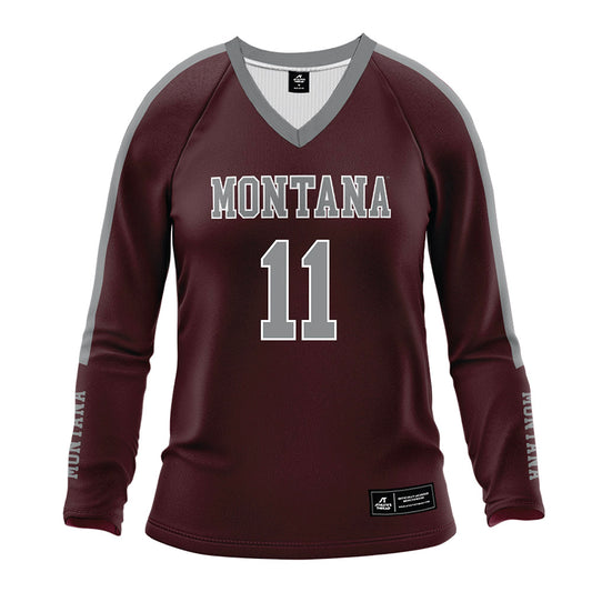 Montana - NCAA Women's Volleyball : Sierra Dennison - Maroon Volleyball Jersey