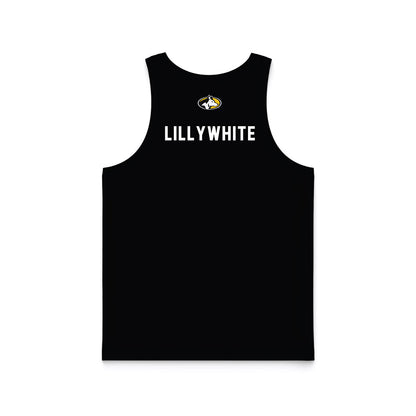 Michigan Tech - NCAA Men's Cross Country : Jack Lillywhite - Black Basketball Jersey-1