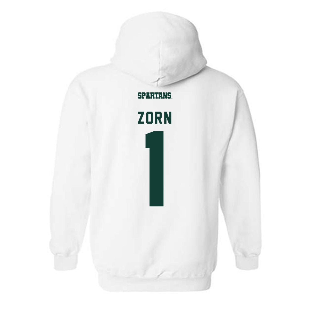 Michigan State - NCAA Women's Soccer : Kennedy Zorn - Hooded Sweatshirt-1