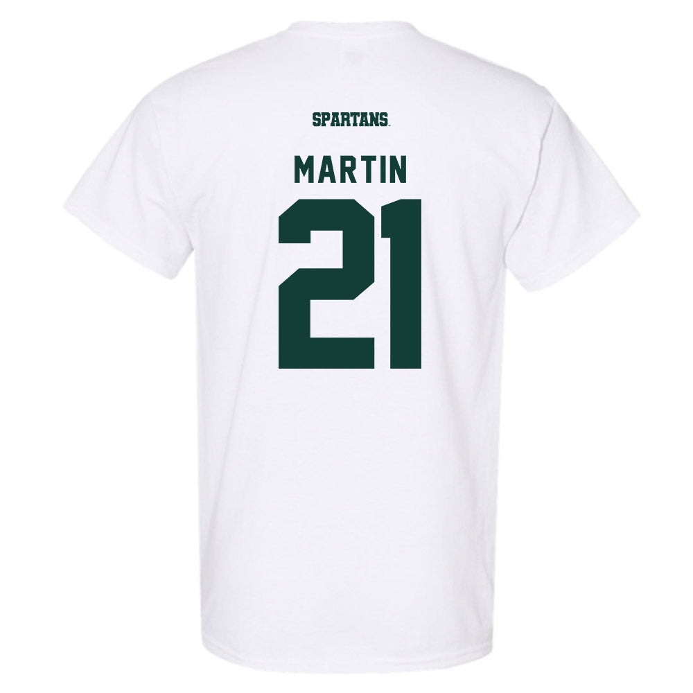 Michigan State - NCAA Women's Soccer : Maleeya Martin - T-Shirt-1