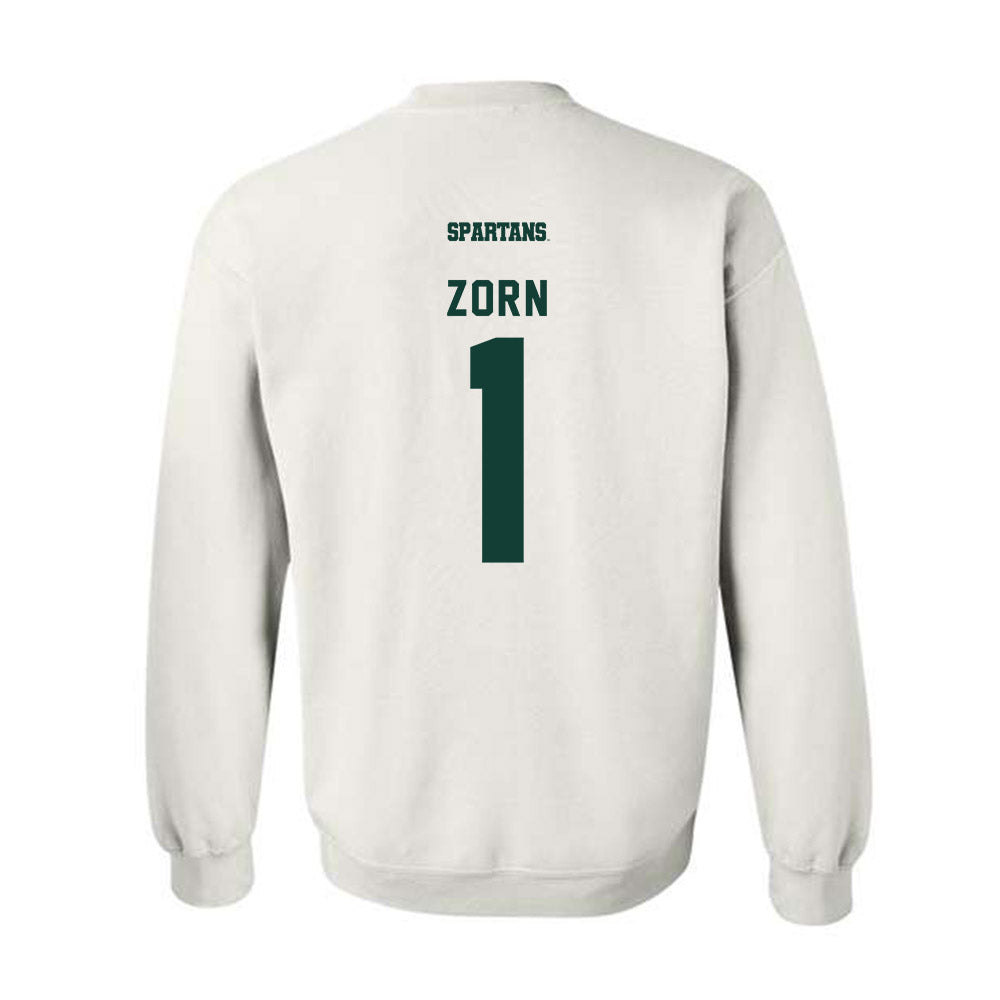 Michigan State - NCAA Women's Soccer : Kennedy Zorn - Crewneck Sweatshirt-1