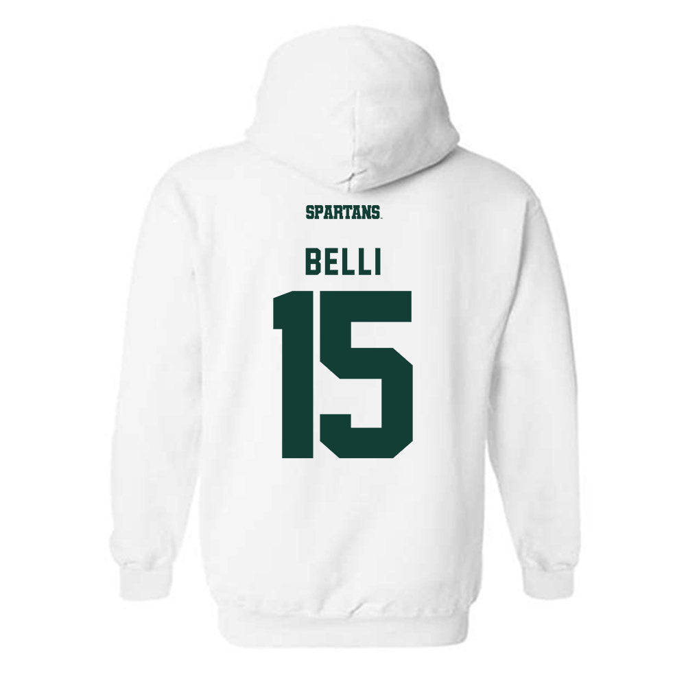 Michigan State - NCAA Women's Soccer : Julia Belli - Hooded Sweatshirt