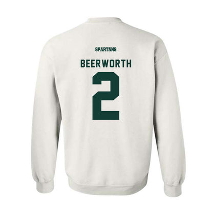 Michigan State - NCAA Women's Soccer : Sofia Beerworth - Crewneck Sweatshirt-1