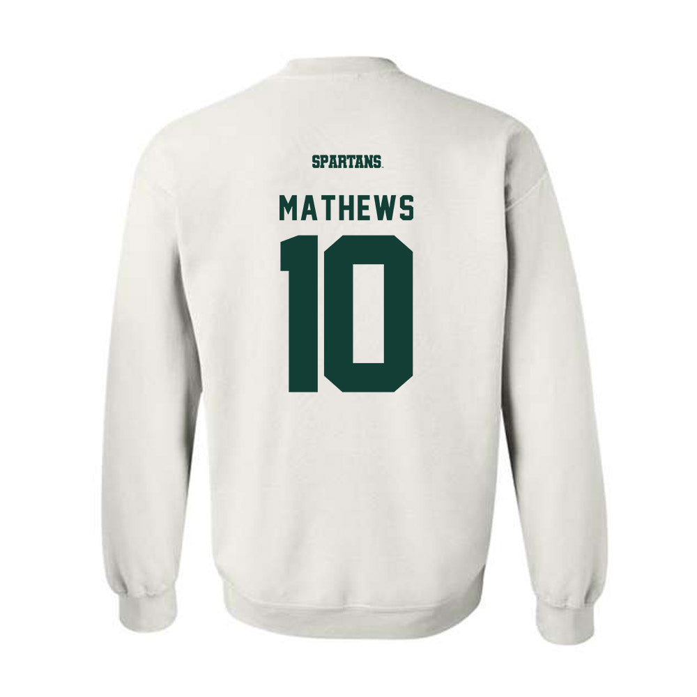 Michigan State - NCAA Women's Soccer : Emily Mathews - Crewneck Sweatshirt