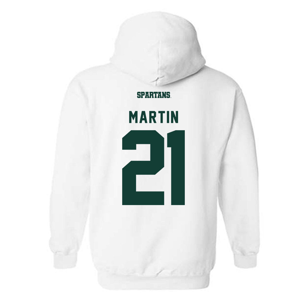 Michigan State - NCAA Women's Soccer : Maleeya Martin - Hooded Sweatshirt-1