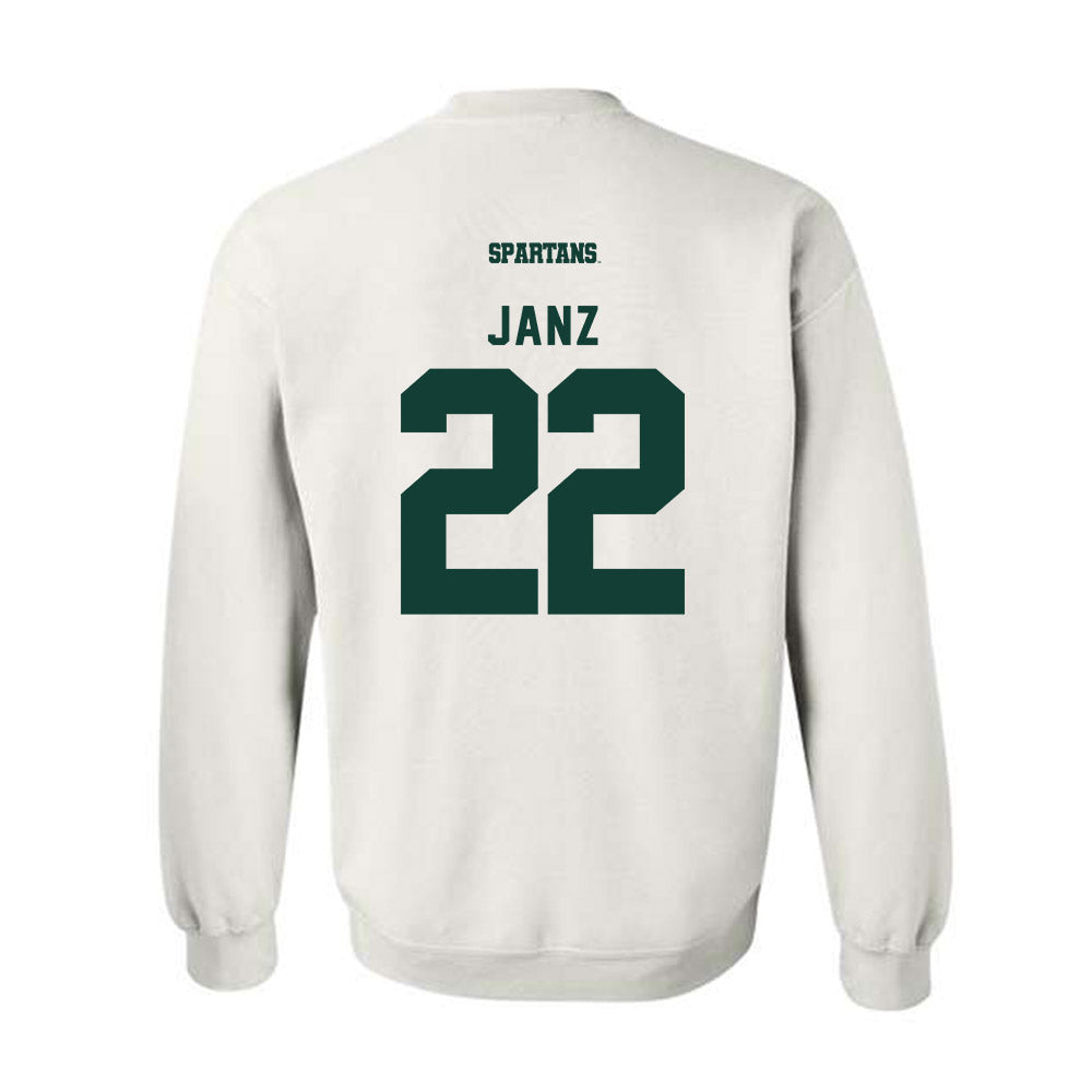 Michigan State - NCAA Women's Soccer : Ella Janz - Crewneck Sweatshirt