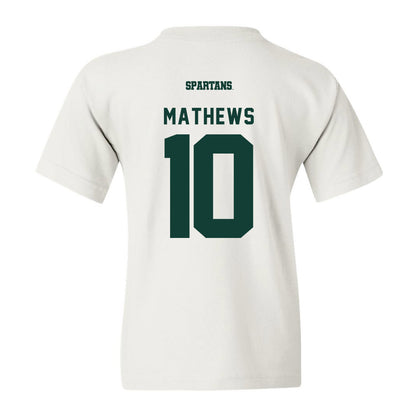 Michigan State - NCAA Women's Soccer : Emily Mathews - Youth T-Shirt