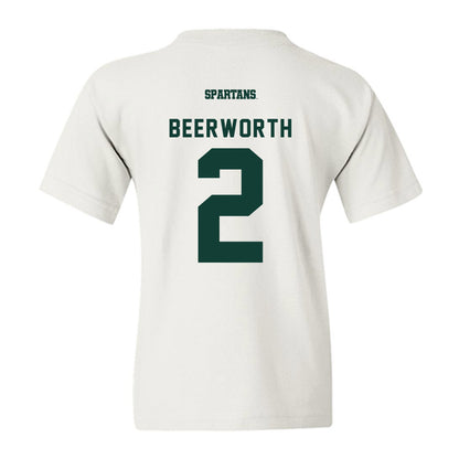 Michigan State - NCAA Women's Soccer : Sofia Beerworth - Youth T-Shirt-1