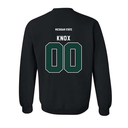 Michigan State - NCAA Men's Soccer : JEB Knox - Generic Shersey Crewneck Sweatshirt-1