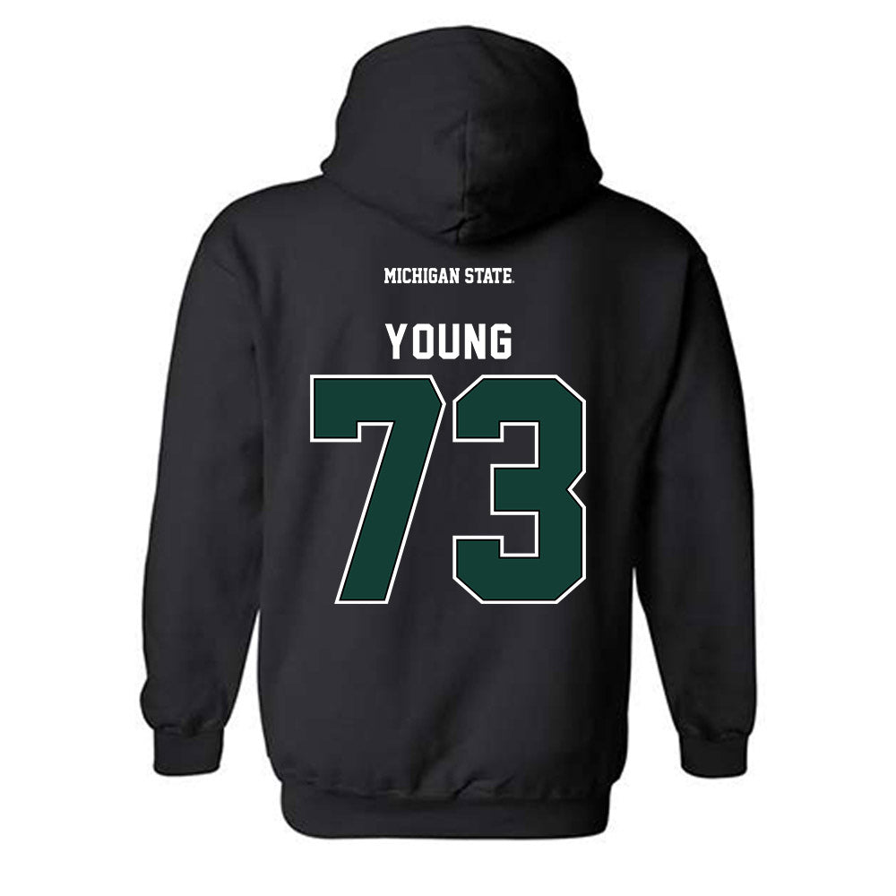 Michigan State - NCAA Football : Rustin Young - Hooded Sweatshirt-1