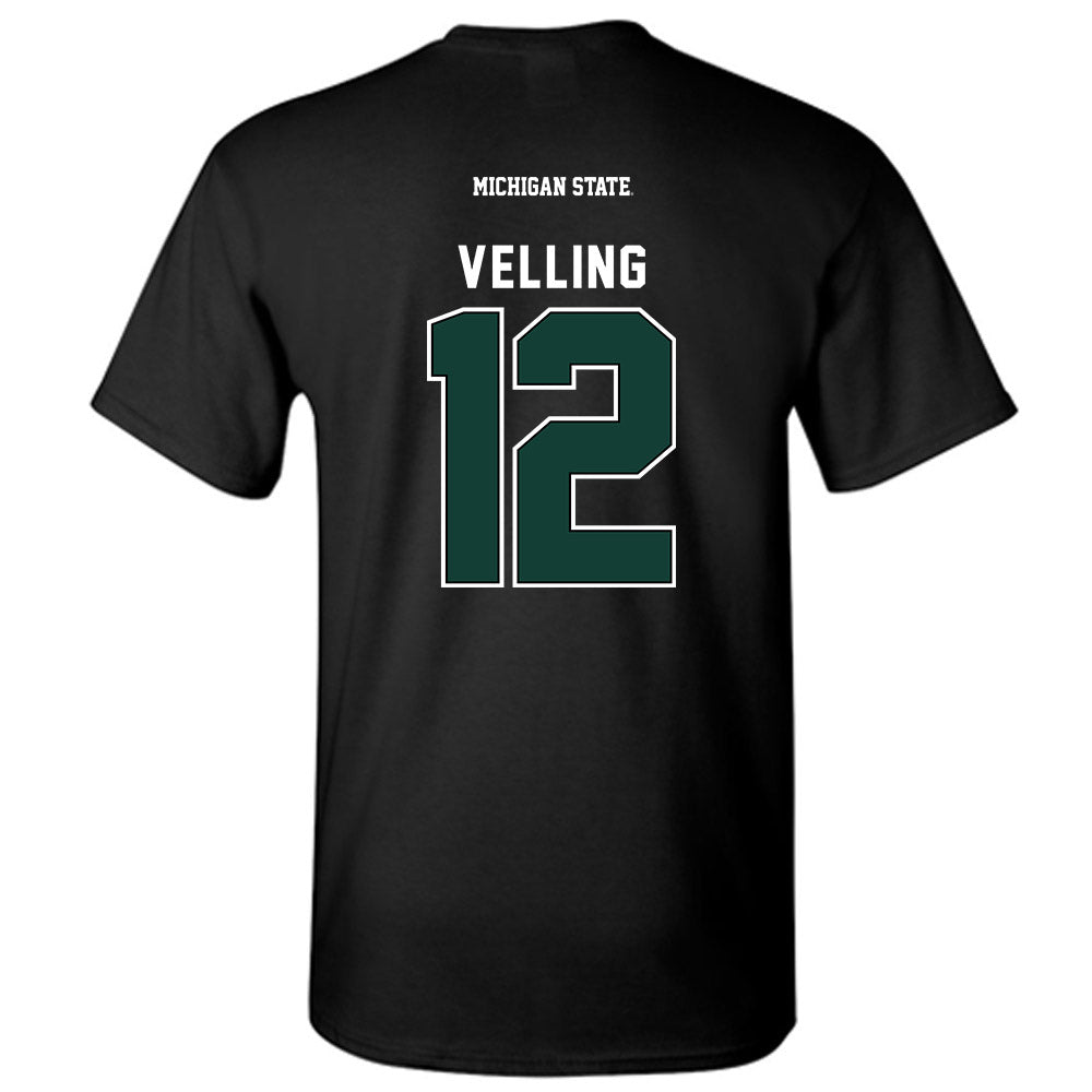 Michigan State - NCAA Football : Jack Velling - T-Shirt-1