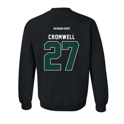 Michigan State - NCAA Football : Devynn Cromwell - Generic Shersey Crewneck Sweatshirt-1