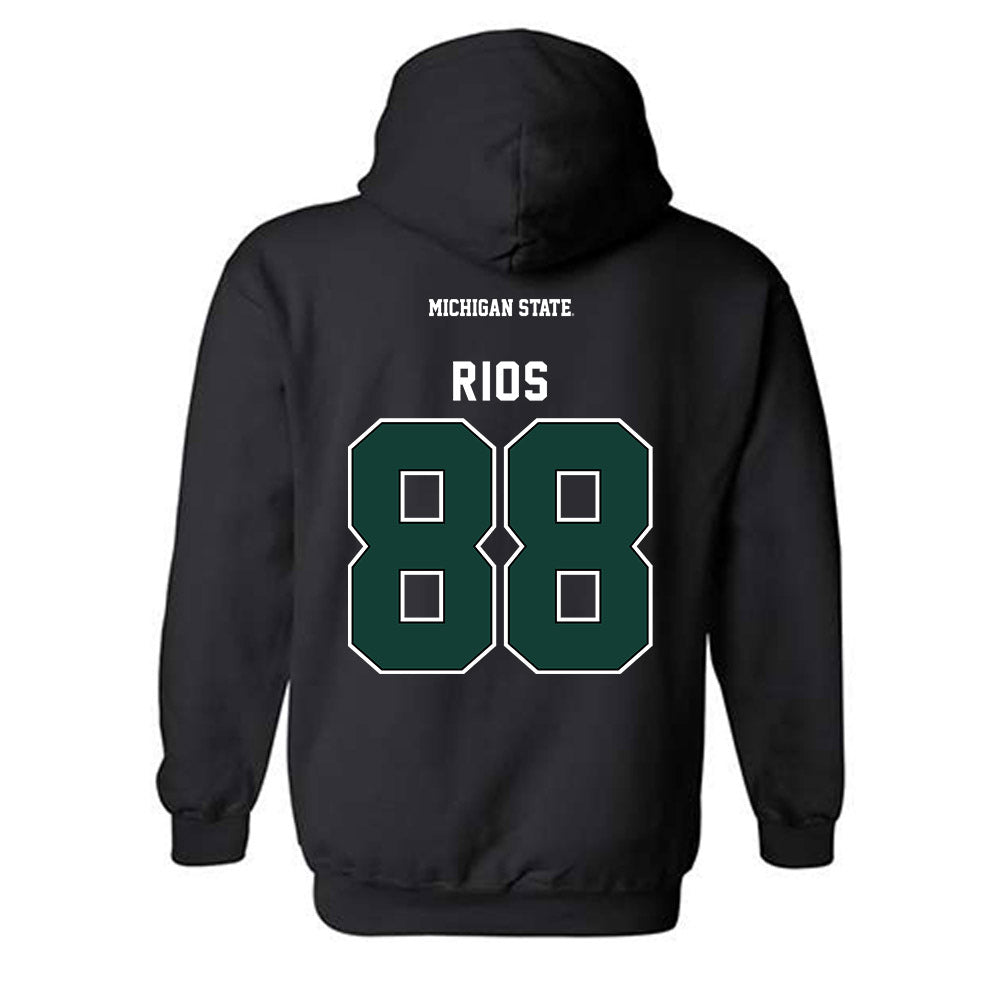 Michigan State - NCAA Football : Kai Rios - Generic Shersey Hooded Sweatshirt-1