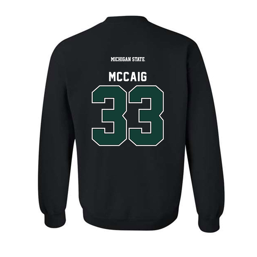 Michigan State - NCAA Football : Jaxon McCaig - Crewneck Sweatshirt