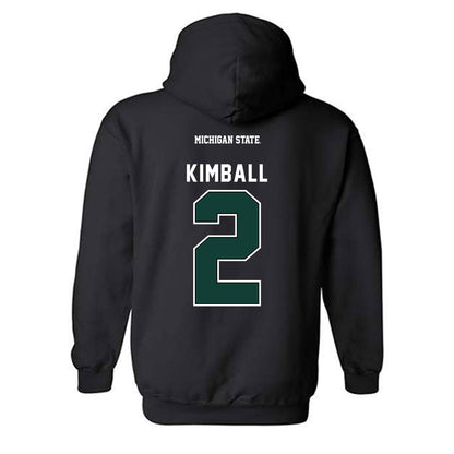 Michigan State - NCAA Women's Basketball : Abbey Kimball - Hooded Sweatshirt