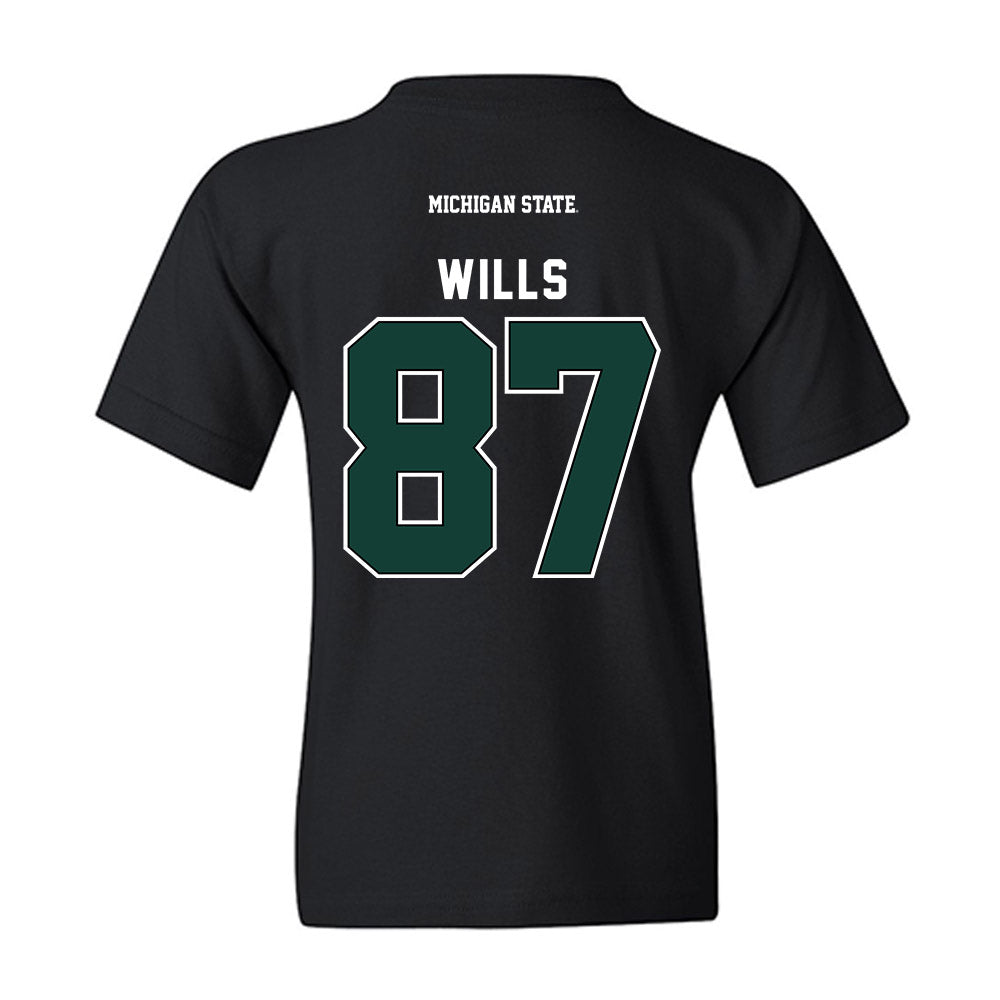 Michigan State - NCAA Football : Jack Wills - Generic Shersey Youth T-Shirt-1