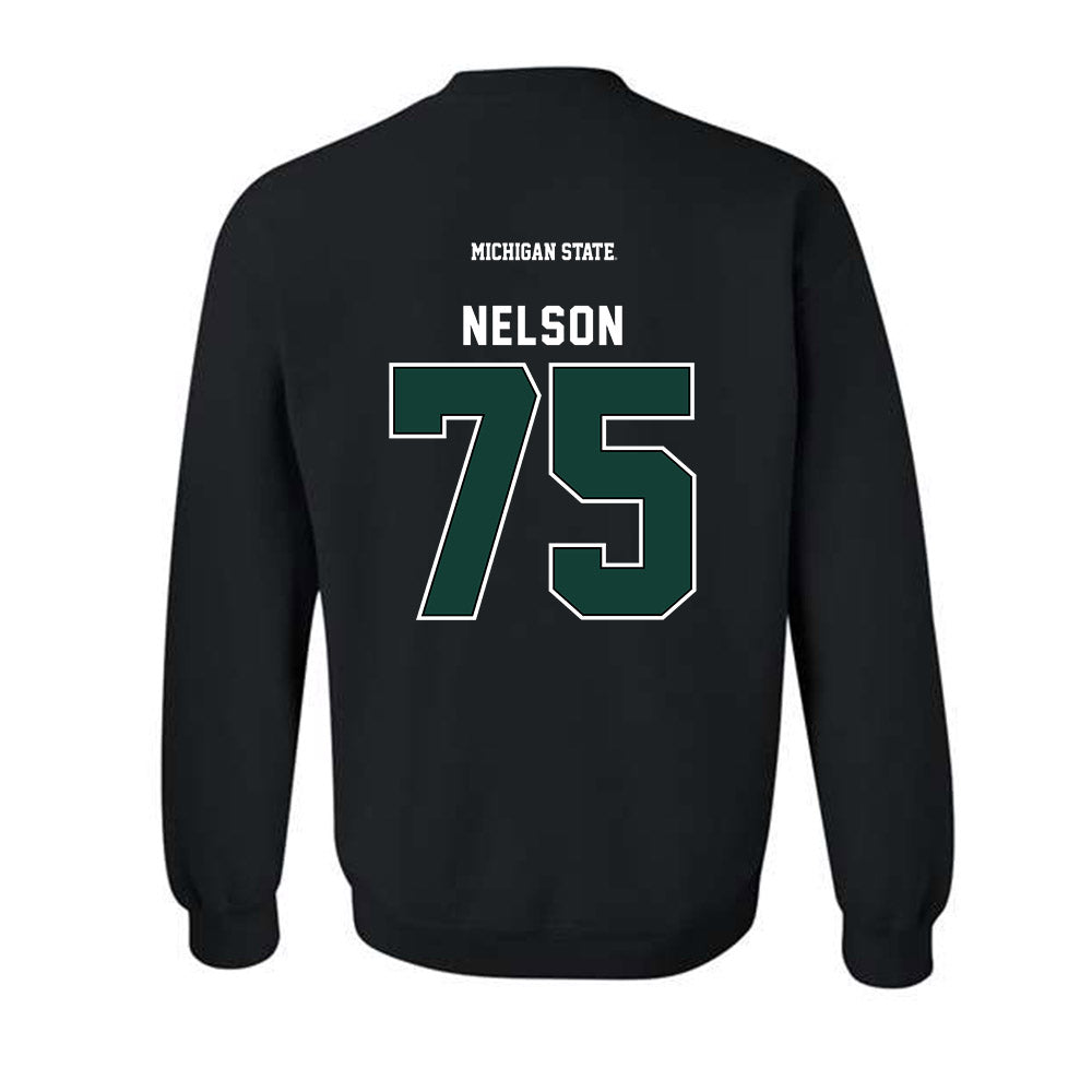 Michigan State - NCAA Football : Ben Nelson - Crewneck Sweatshirt
