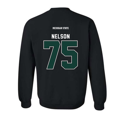 Michigan State - NCAA Football : Ben Nelson - Crewneck Sweatshirt