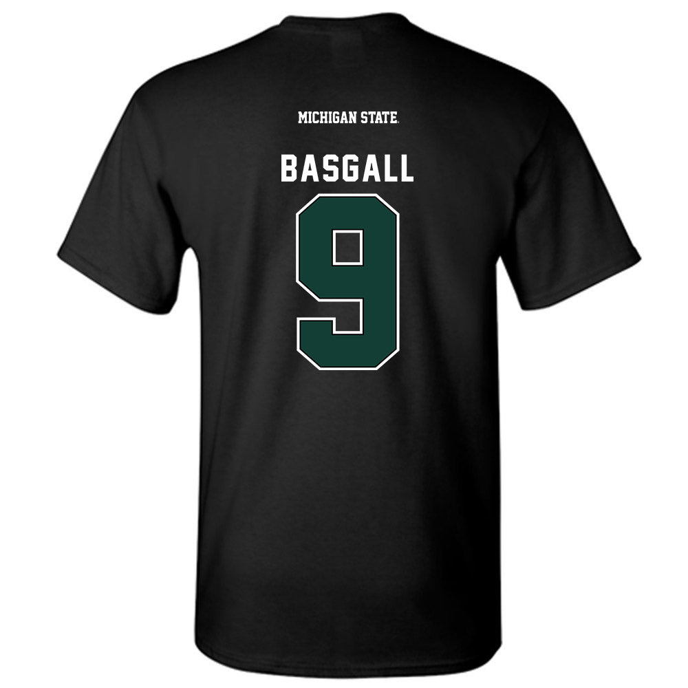 Michigan State - NCAA Men's Ice Hockey : Matthew Basgall - T-Shirt-1