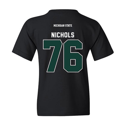 Michigan State - NCAA Football : Drew Nichols - Generic Shersey Youth T-Shirt-1