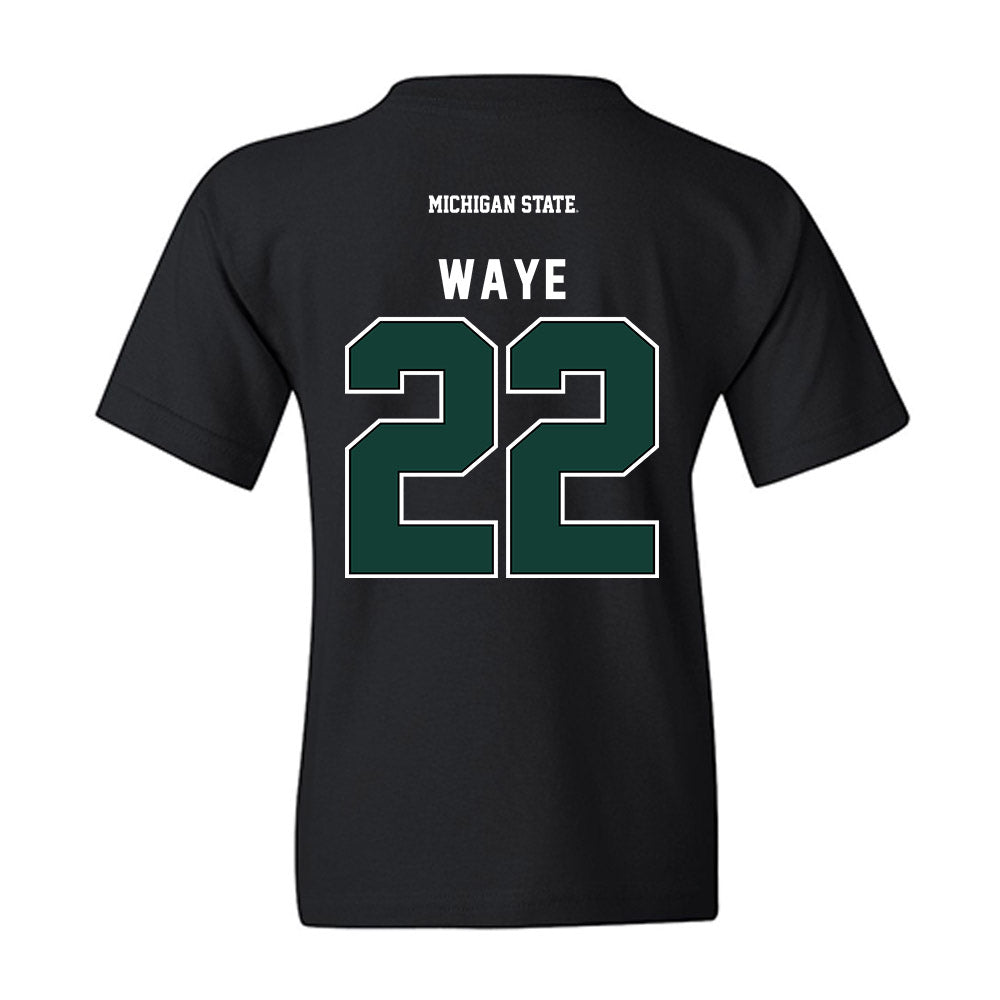Michigan State - NCAA Women's Volleyball : Carmen Waye - Youth T-Shirt-1