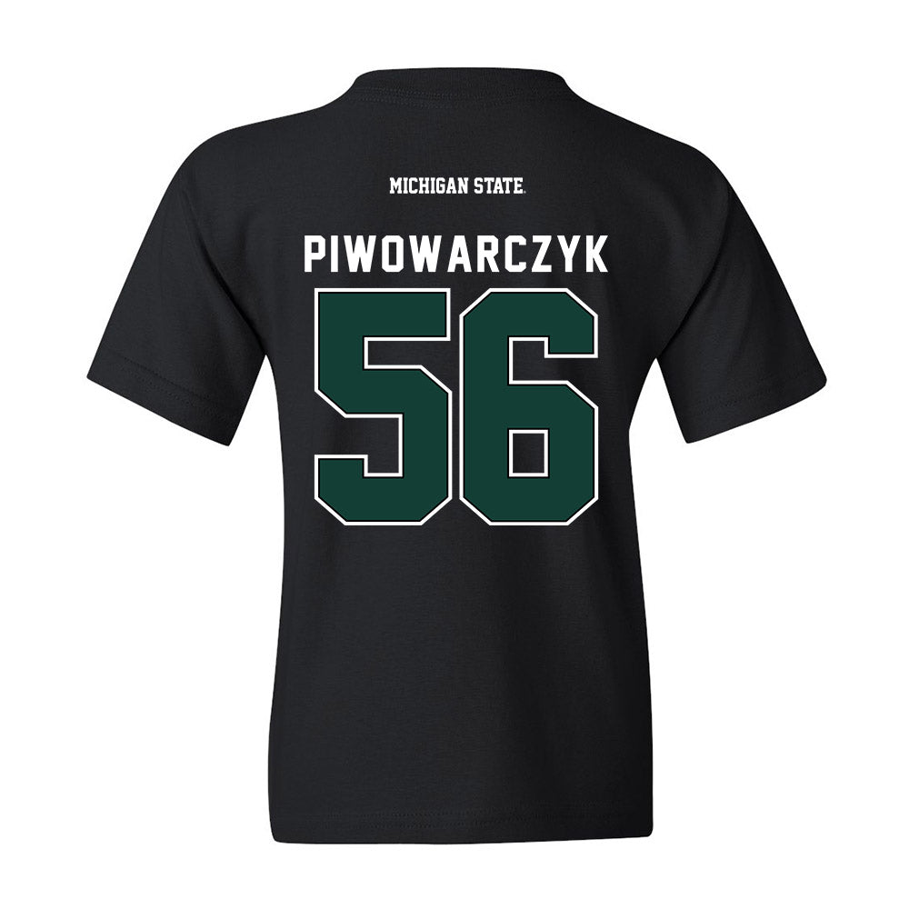Michigan State - NCAA Football : Christopher Piwowarczyk - Youth T-Shirt