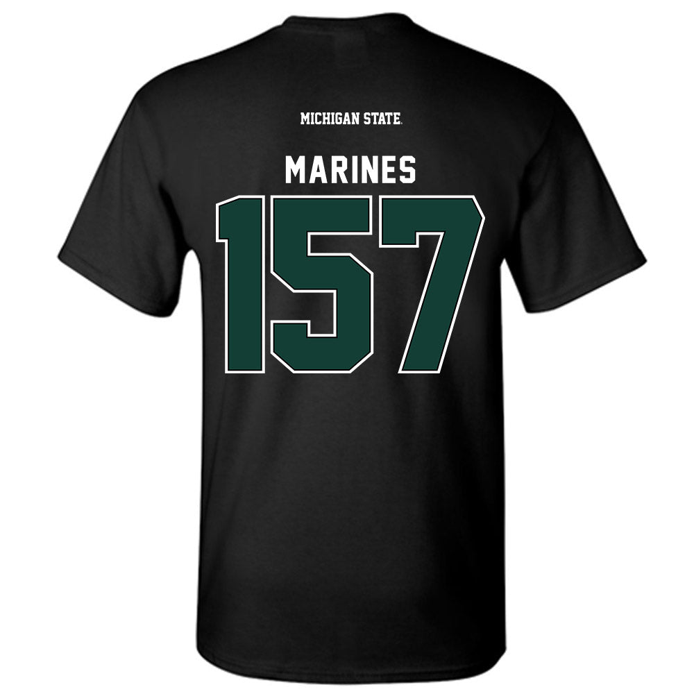 Michigan State - NCAA Wrestling : Darius Marines - Generic Shersey T-Shirt-1