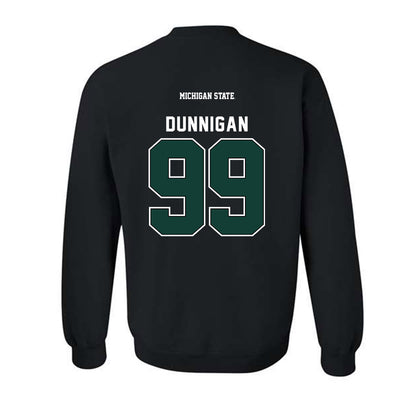 Michigan State - NCAA Football : Quindarius l Dunnigan - Generic Shersey Crewneck Sweatshirt-1