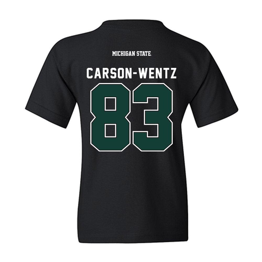 Michigan State - NCAA Football : Jack Carson-wentz - Youth T-Shirt-1