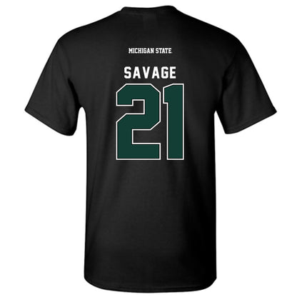 Michigan State - NCAA Men's Ice Hockey : Red Savage - T-Shirt-1